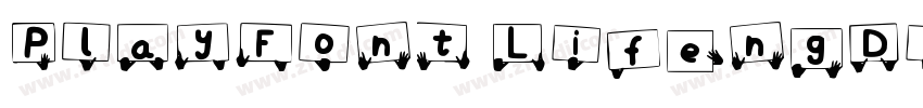 PlayFont LifengDiliG字体转换